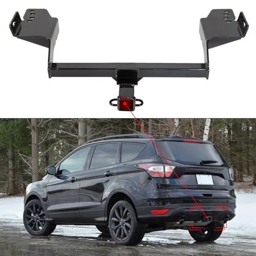 LDAUYZLING for Ford for Escape SEL 2013 2018-2019 & S/SE/Titanium 2013-2019 Class 3 Trailer Hitch Rear Bumper Towing 2