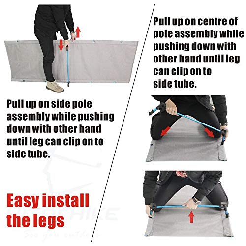 Hitorhike Camping Cot Compact Folding 