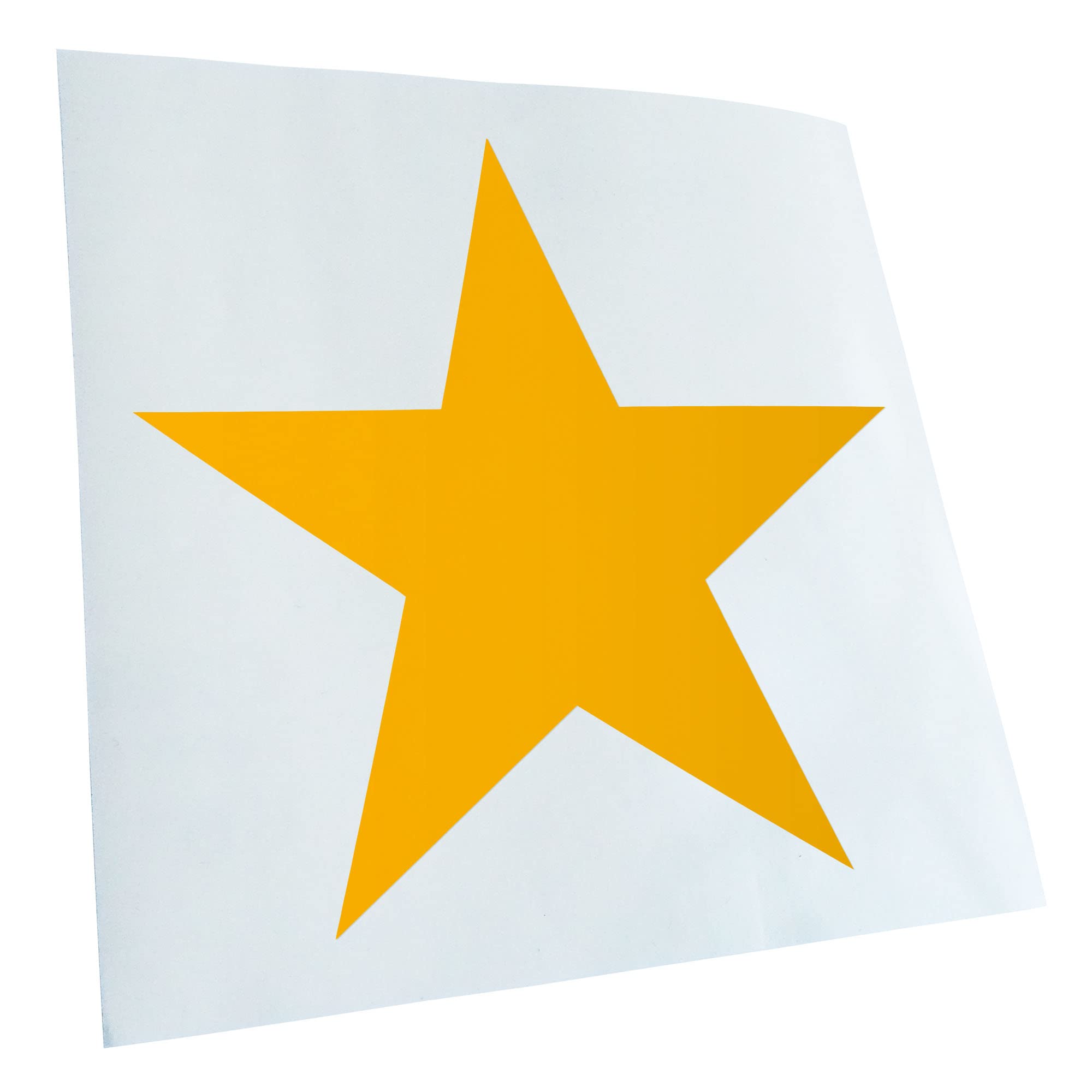Kiwistar Star Symbol Star 10 x 10 cm in 15 Colours - Neon + Chrome Sticker