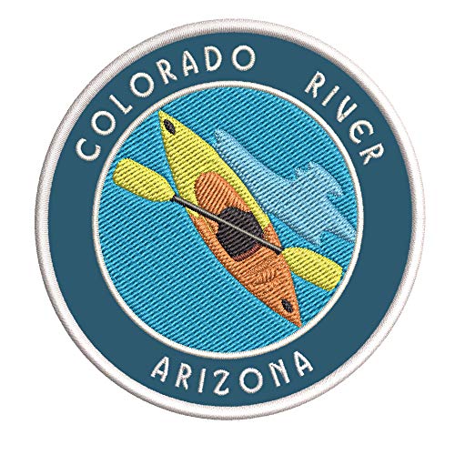 Colorado River, Arizona Kayak Embroidered Patch DIY Iron-on