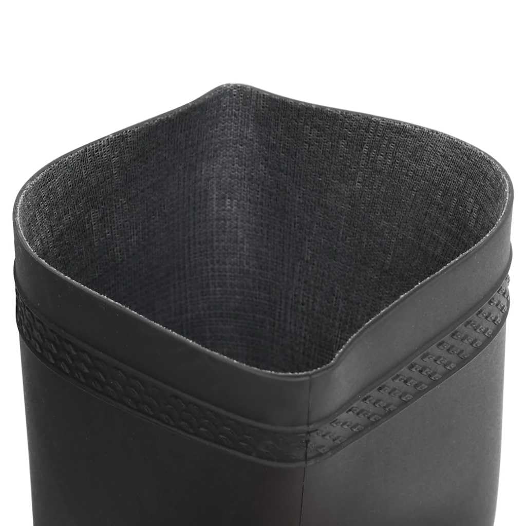 Stivali di gomma neri in PVC, impermeabili, antiscivolo, per attività all'aperto, pesca, caccia, pesca a mosca, palude, acqua, laghetto, ruscello, fiume, lago