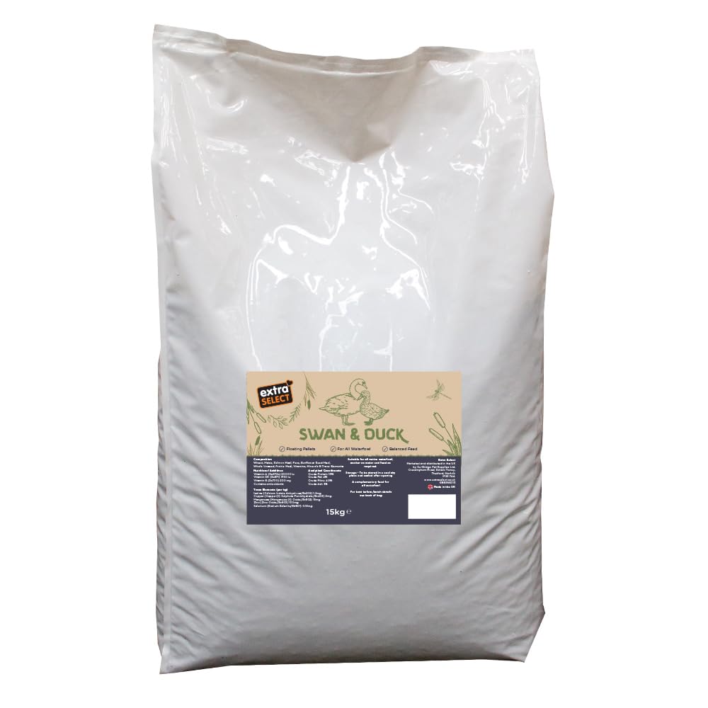 Extra Select Premium Floating Swan and Duck Feed, 15 kg