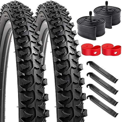 2 NUOVI 24x1,75/1,90/24x2,00/2.125 CERCHI IN GOMMA FODERE