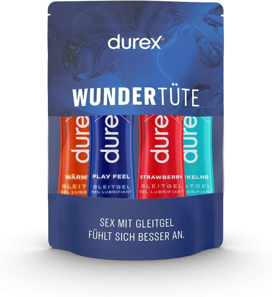 Durex Play Gleitgel 4x50ml Mixpackung, kondomgeeignet