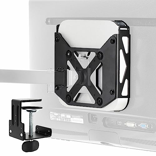 VIVO Behind Monitor VESA Mount Designed for Mac mini, 2010 to 2023 Models, Desk Clamp Option, Black, Mount-MINI1