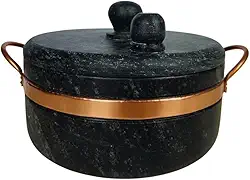 São José Panela de Pressão 1500 ml Pedra Sabão, 5 kg, com Tampa, Caixa Inclusa