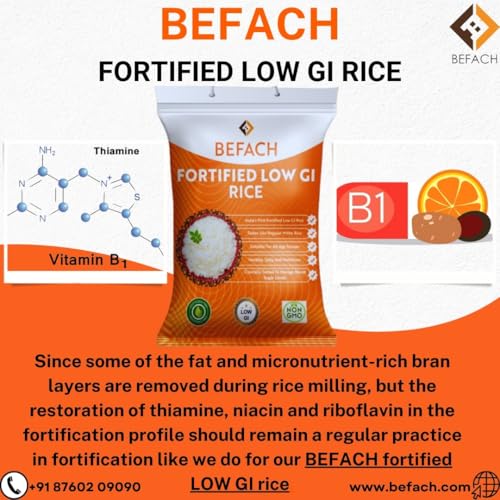 Image of D'Cal Befach Fortified Low Gi Rice|Certified By National Institute Of Nutrition|Low Sugar|Low Gi|No Pesticides,Non Gmo,Perfect For Diet&Diabetic People
