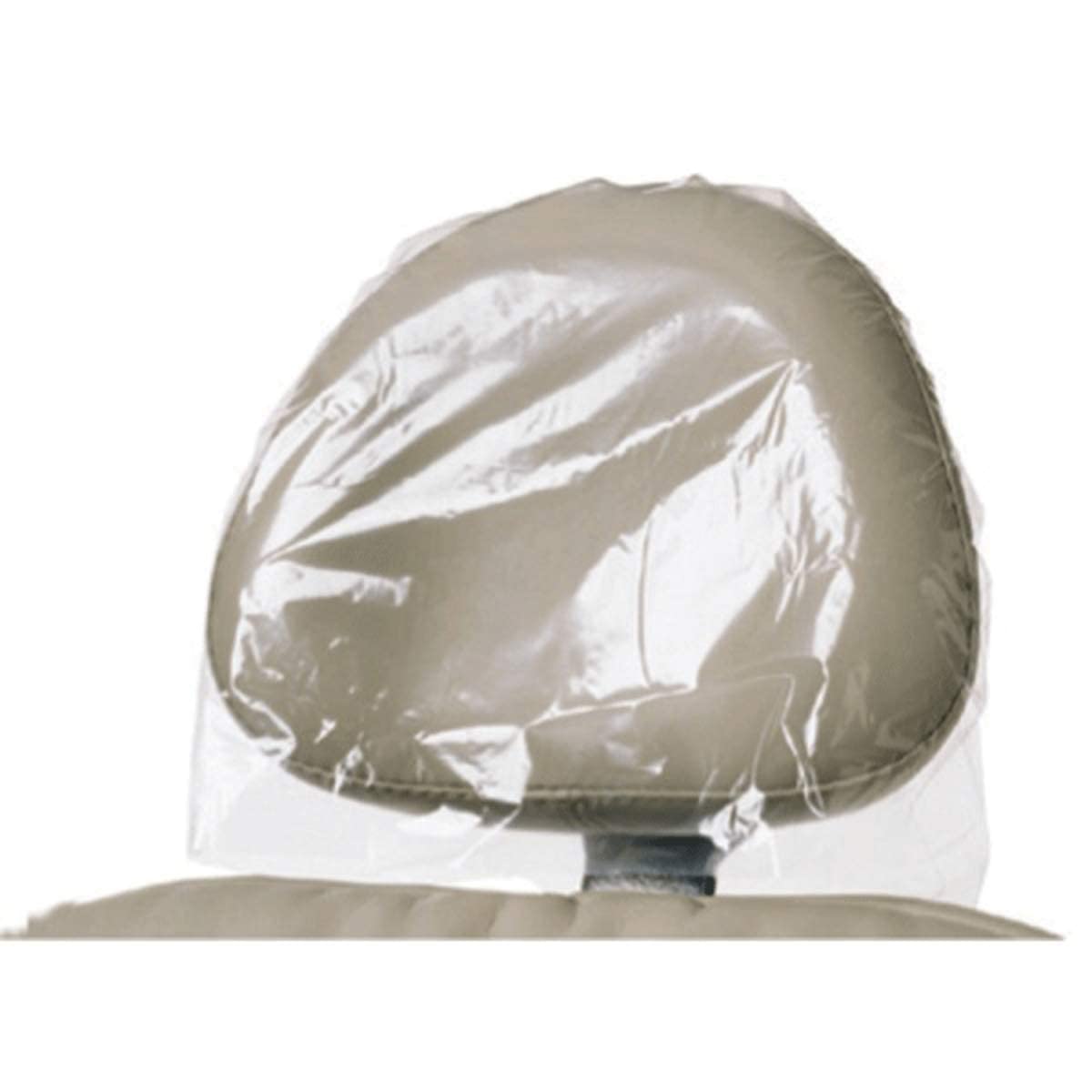 Dental Disposable Headrest Cover Plastic 11.25" X 10" 250/box Clear #P5013 Safedent