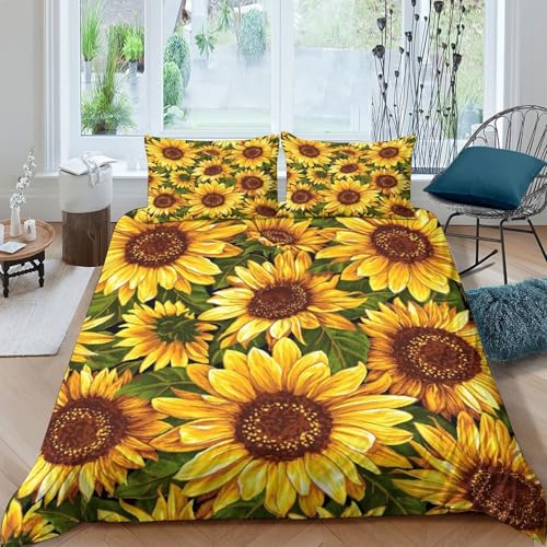 Housse de couette hypoallergénique et ultra douce SunMoonArt 3D - 4
