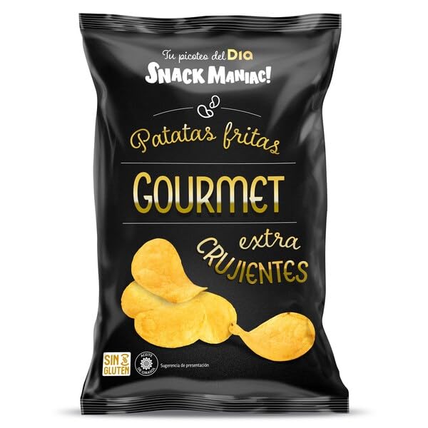 Patatas fritas gourmet extra crujientes Snack Maniac de Dia bolsa 40 g