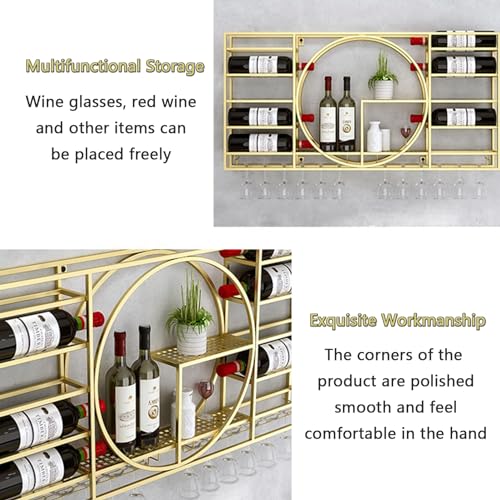 Étagères flottantes pour la maison pour optimiser l'espace du vin - 5