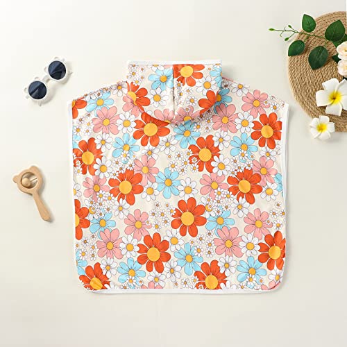 Swim Coverup Toddler Boy Girl Hooded Beach Poncho Baby Swimsuit Cover-ups for Pool, Bath, Summer2