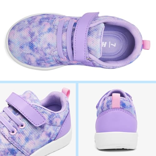 Hiitave Girls Shoes Kids Sneakers Strap Tennis thumb #6