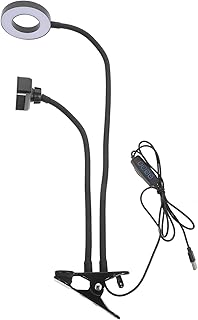 UKCOCO 1 Set Two-in-one Fill Light Clip on Ring Light Livestream Ring Light Mini Ring Light for Phone Broadcast Ring Light Makeup Fill Light LED Fill Light Makeup Light Ring