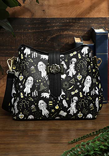 Loungefly Harry Potter Magical Elements AOP Crossbody Bag2