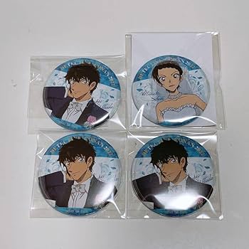 Amazon.co.jp: コナン 松田陣平 佐藤美和子 ハロウィンの花嫁 缶バッジ