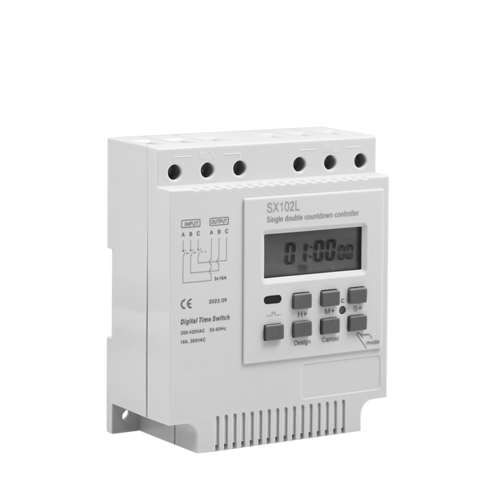 RWRAPS microcomputer Interruttore Timer Conto alla rovescia Timer Digitale programmabile Interruttore 1 Secondo - 99H 59M 59S programmi settimanali Timer elettronico SX102L