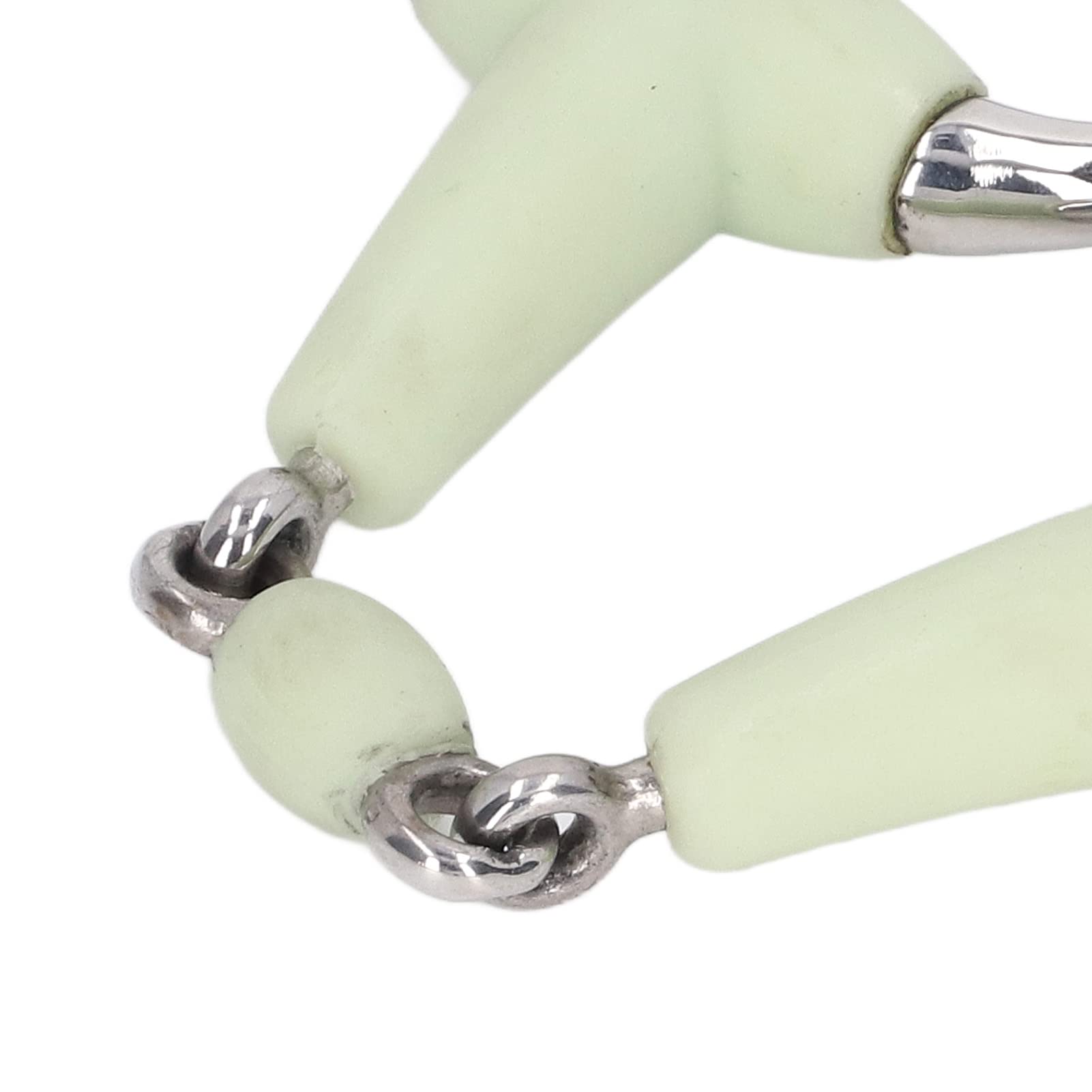 Buachois Mors de Filet de Cheval en Acier Inoxydable Anneau de Rouleau Mors de Bouche Mors équestre pour 125mm Bouche de Cheval