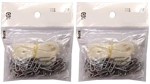 ヨーヨー釣り 縁日 夏祭り つり針(30個) つり紙(100枚)セット(2袋)