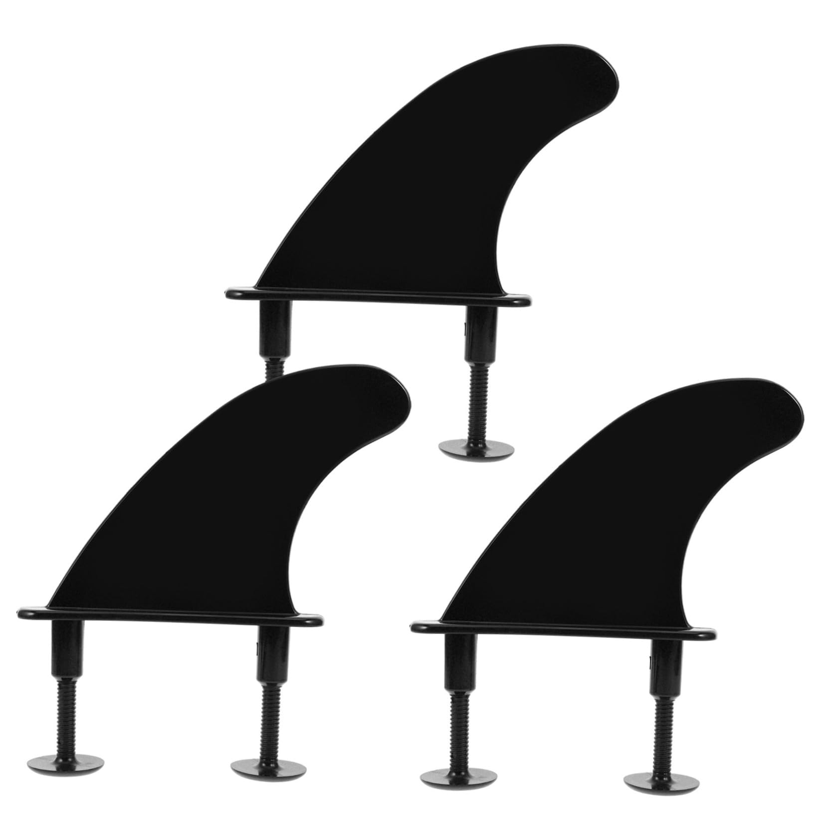 Mikikit Enhance Your Surfing 1 Set of Soft TPU Paddleboard Fins for Stability Control