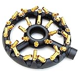 Chinese Wok Range 32 Tips Jet Burner, Copper Tips, Cast Iron Body, Natural Gas WR-JBR32NG