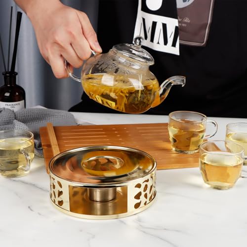 KAYCROWN Teapot Warmer, Stainless Steel Tea Warmer with Candle Holder, Candle Heater for Heating Tea, Coffee and Milk, Universal Teapot Heater by KAYCROWN - Image 8