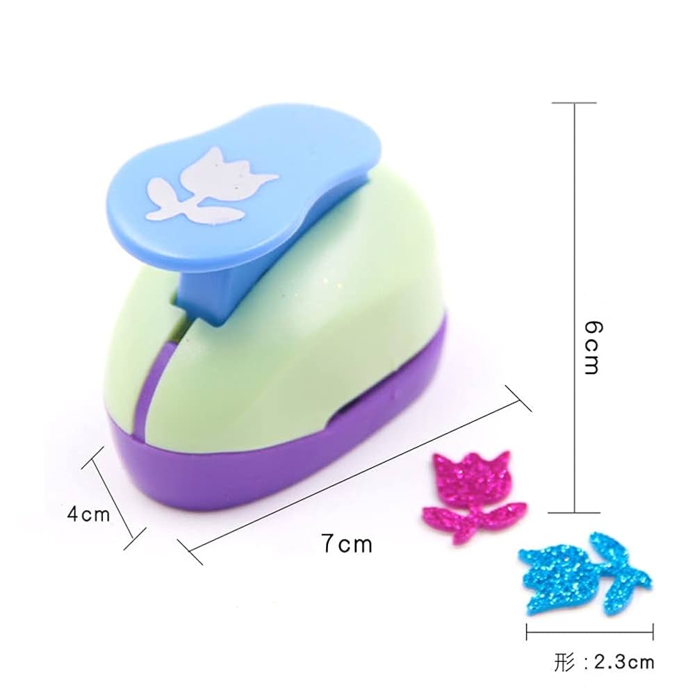 Amazon.co.jp: クラフトパンチ ペーパーパンチ カラフル 紙用