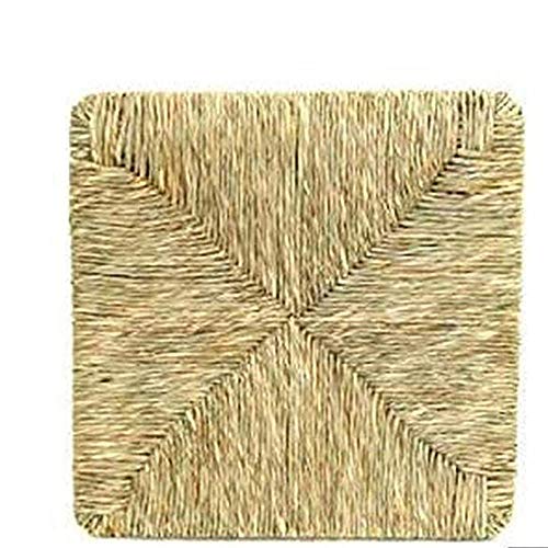OKAFFAREFATTO MADDALONI Seduta Pannello Fondo Sedile in vera paglia per sedia poltrona (PICCOLO PISA) cm 33x33 diagonale 45cm