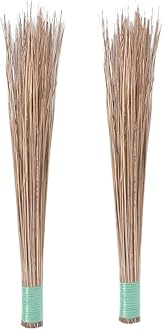 ARYANSH SHOPPE Garden, Outdoor Cleaning Natural and Pure Bamboo Seek Coconut Jhadu/Brooms (4)