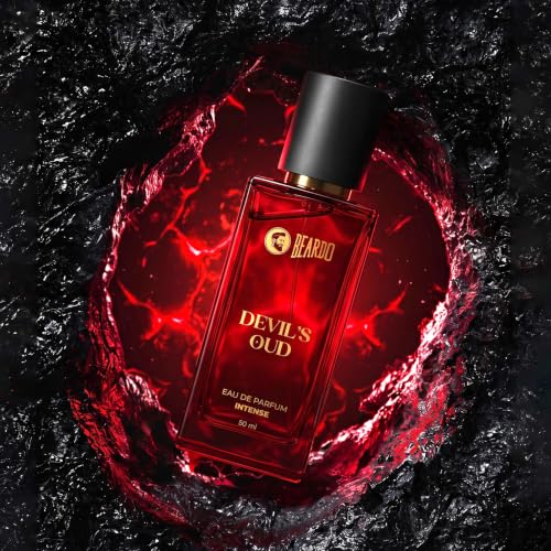 Image of Beardo Devil's Oud Eau De Parfum for Man, 50ml | Long Lasting Fragrance | Perfume For Man | Woody & Oriental | Gift For Men | Husband | Boyfriend