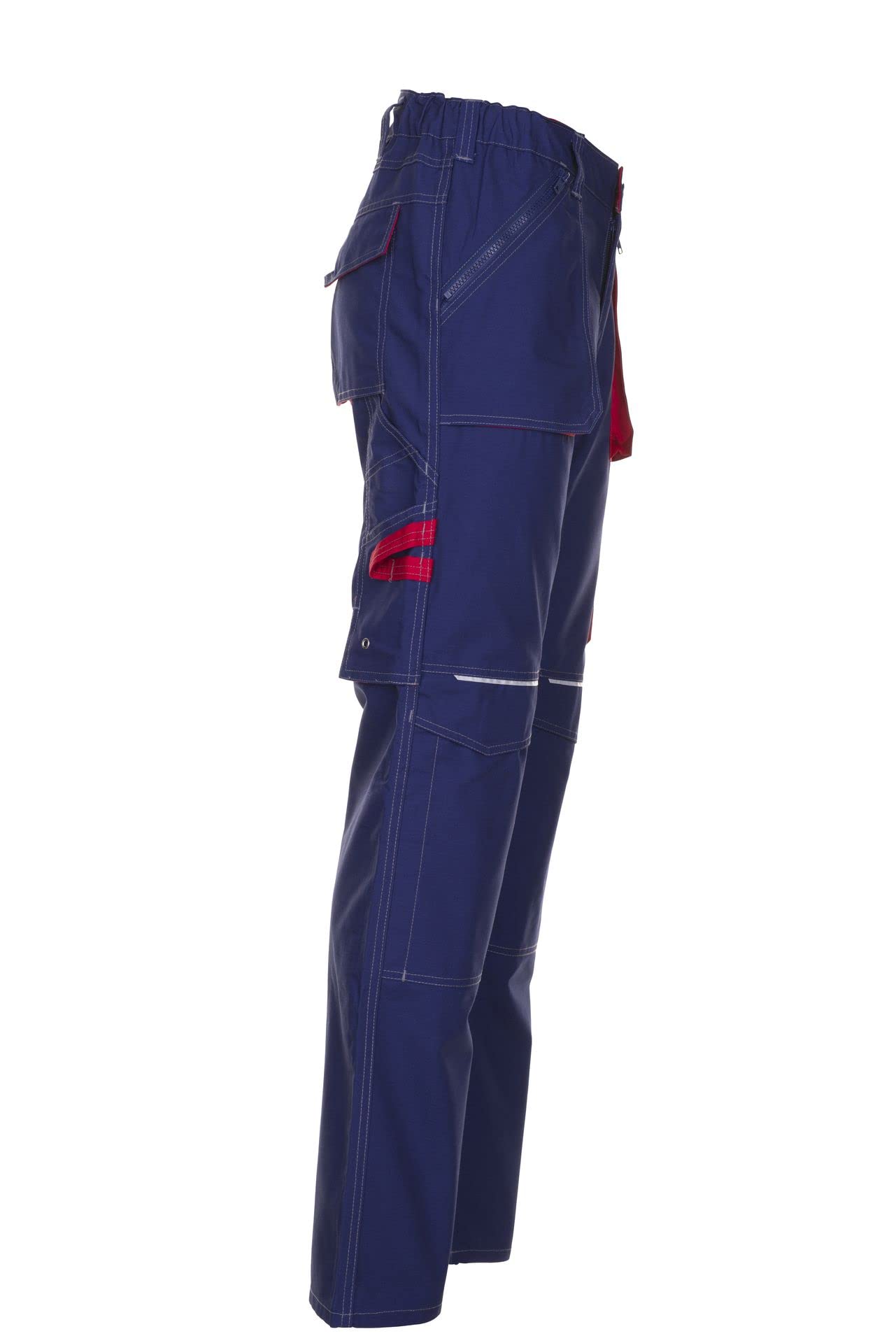 Planam Pantalones de Basalto Pantalón basalto, Talla 54, en Antracita, Rojo Hombre (Pack de 1)