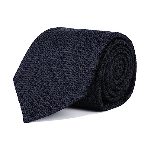 Image of Oliver Wicks Italian Grenadine Tie - 100% Silk, Hand-Finished & Tipped, Made in Italy, Small-Batch Men's Accessory