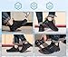LARNMERN Steel Toe Shoes for Men Safety Shoes Work Sneakers Comfortable Safety Toe Sneakers Work Lightweight Colorful Zapatos de Seguridad (10,Black)