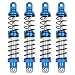 Treehobby 4Pcs Metal Shock Absorbers Oil Damper Adjustable RC Crawler Shock RC Damper Springs Compatible With 1/10 Axial SCX10 II 90046 Traxxas TRX4 RC4WD D90 TRX6 Redcat Gen 8 RC Crawler Car (80MM)