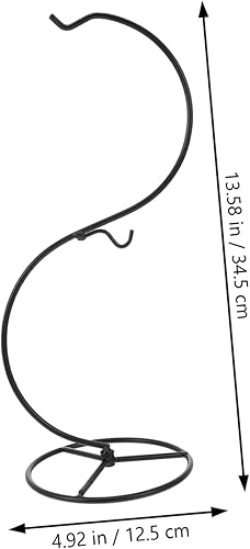 Miniatura 8 de Operitacx Soporte para botellas de micro paisaje, estante de hierro resistente, organizador decorativo para botellas de agua