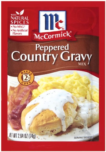 McCormick Country Gravy Peppered, 2.64 onzas (paquete de 12)