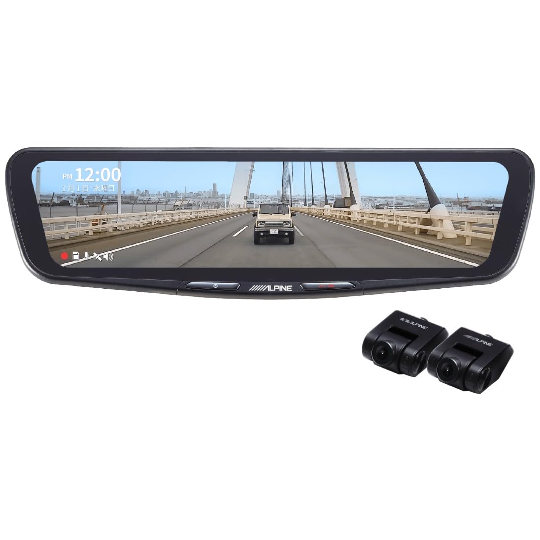 Amazon | アルパイン(ALPINE) ドライブレコーダー搭載 12型デジタル