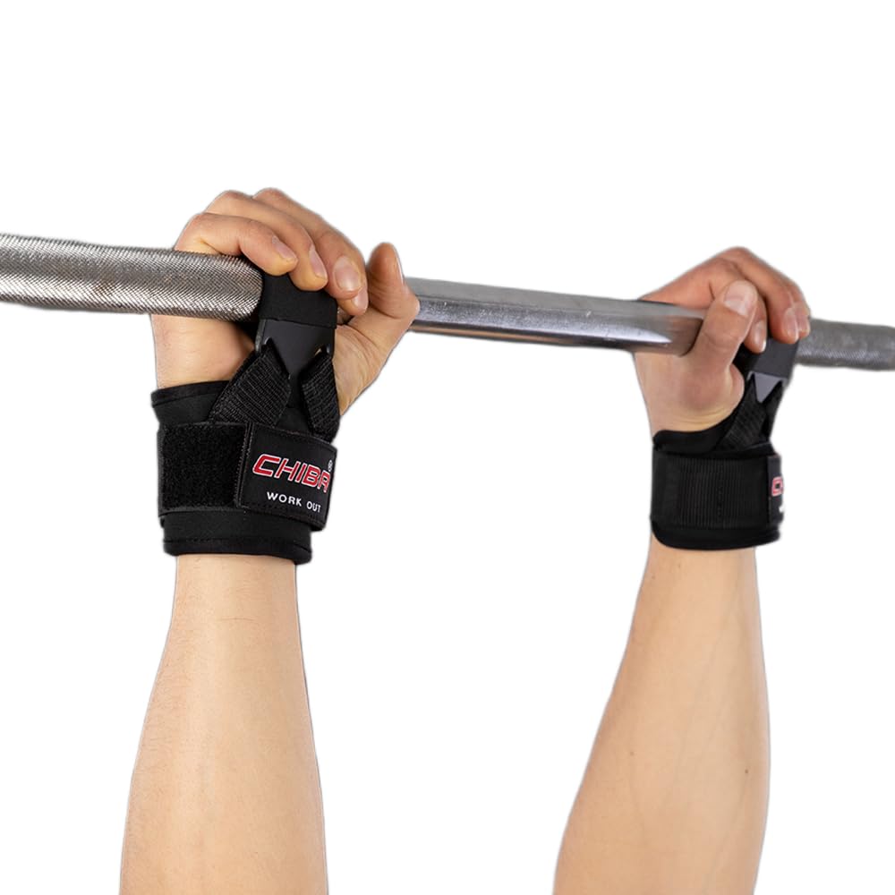 Chiba Uniseks Power Hak do ściągania drążka wyciągu górnego Black One Size