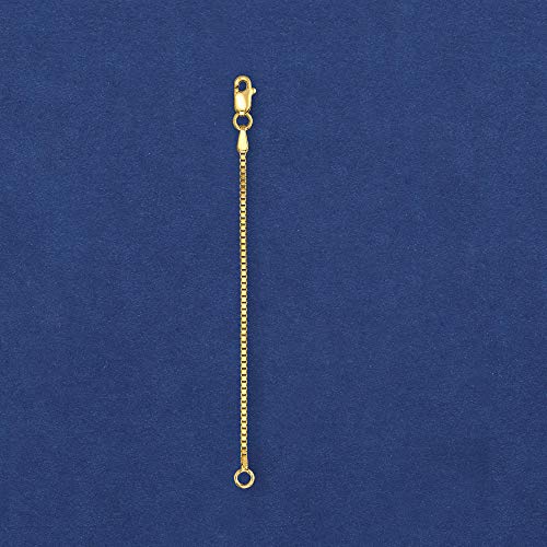 Ross-Simons 1.1mm 14kt Yellow Gold Box-Chain Extender3