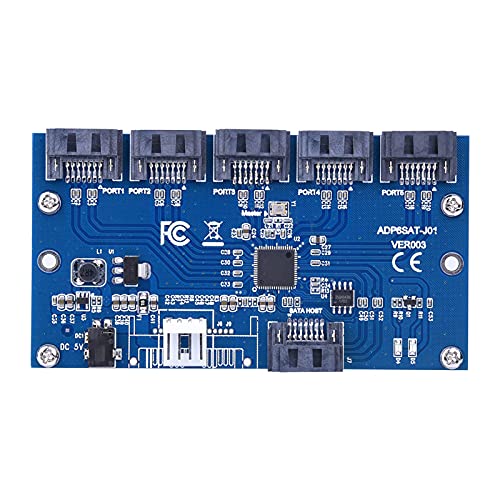 Sharainn Carte Multiplicateur de Port, Hub de Conversion 1 à 5 Ports avec Connexion Haute Vitesse et Prise en Charge du Remplacement à Chaud, pour W 7 X P...