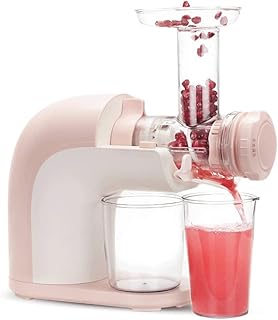 XBWZBXN 150W Mastyczny sokowirówka maszyny, sokowirówka na zimno na cichym silniku owocowym i warzywnym, łatwy do czyszczenia, BPA. Wolny, wysoki rezerwat odżywczy