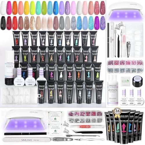 SAVILAND 36 Colors Poly Gel Kit