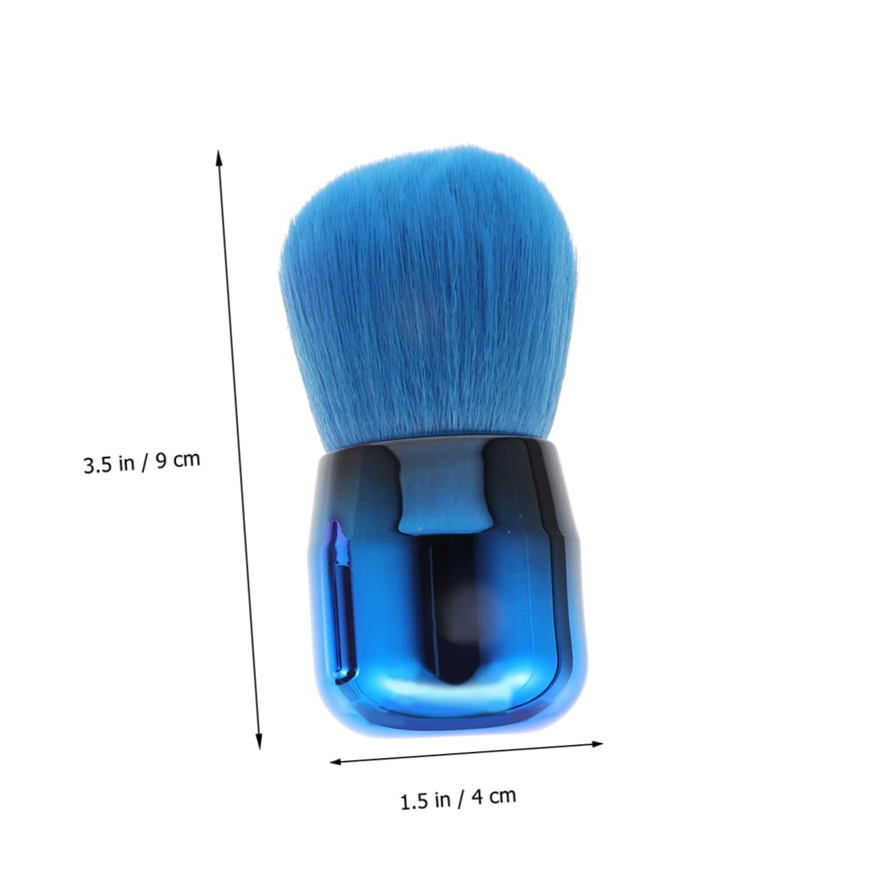 WOFASHPURET Single Head Mushroom Blush Makeup Brush Versatile Loose Powder Tool for Blending Compact Design for Travel Makeup Lovers