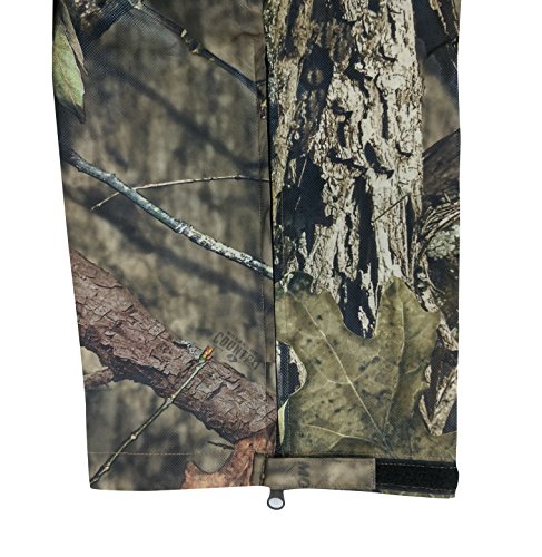 Compass 360 Men's AdvantageTek Camo Waterproof Rain Pants (Mossy Oak Bottomland, Large)