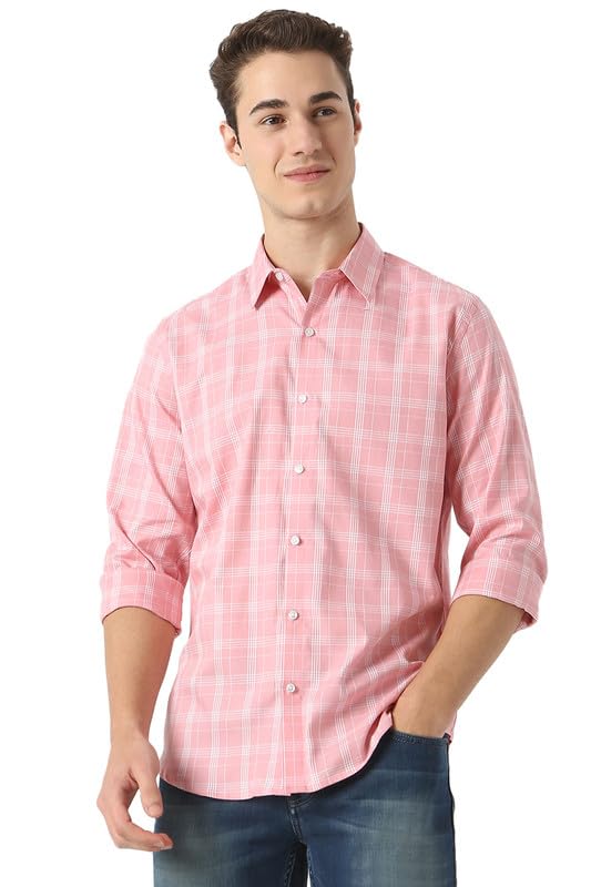 Image of Mens Striped Slim Fit Cotton Casual Shirt | Full Sleeves Mens Shirts | Stylish Shirt for Men