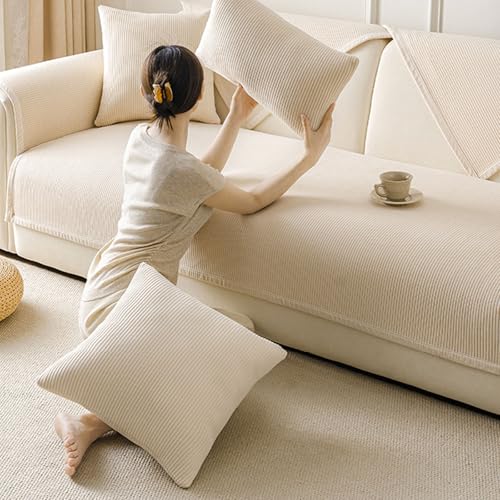 Housse de coussin de canapé antidérapante et lavable en plusieurs tailles - 5