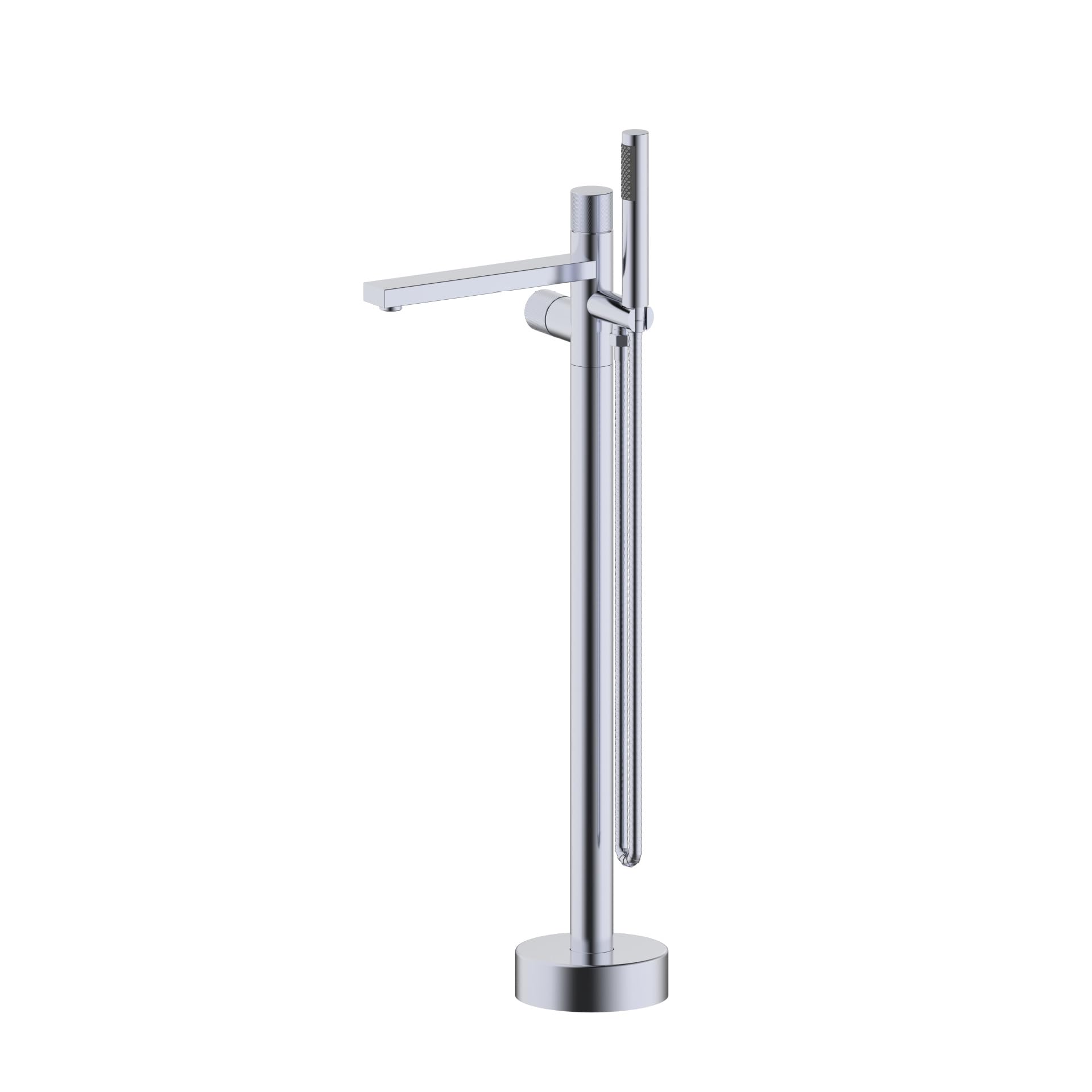 Pommeau de douche robinets de mélangeur den autoportants en laiton massif gris haute pression