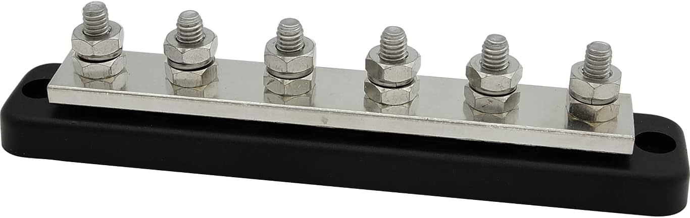 Sierra FS46710, Bus Bar, 250A Maxi - 6 Stud with Cover