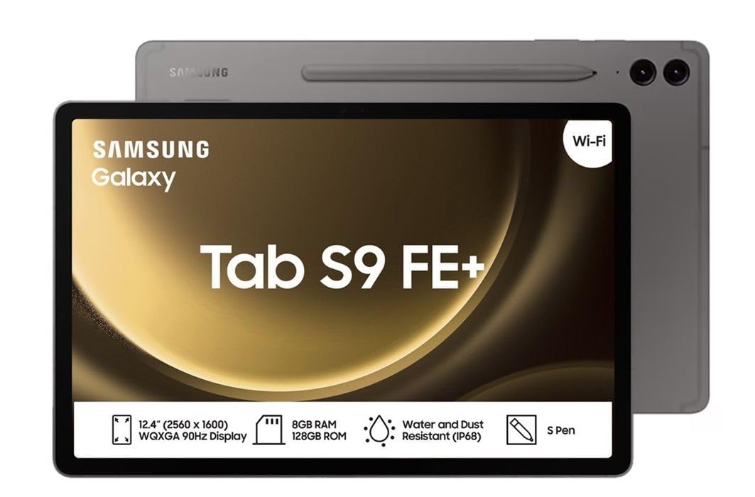 Samsung Galaxy S9 FE+ X610 128GB Wi-Fi Only 12.4-Inch Tablet, Grey