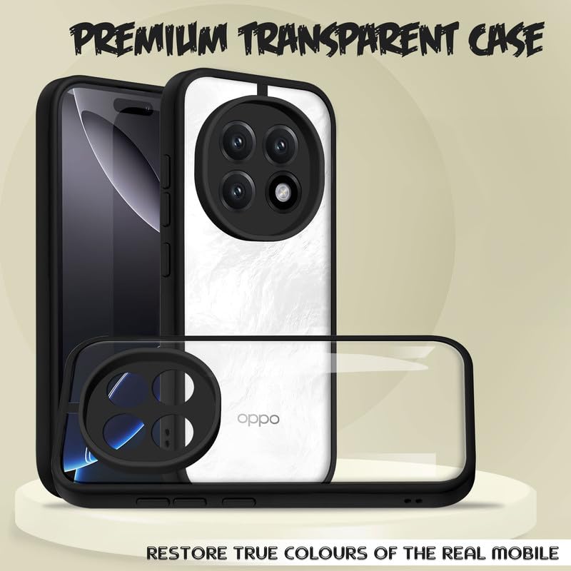 V-TAN Store V-TAN Oppo F29 Pro 5G Case, Clear, Black - Image 2